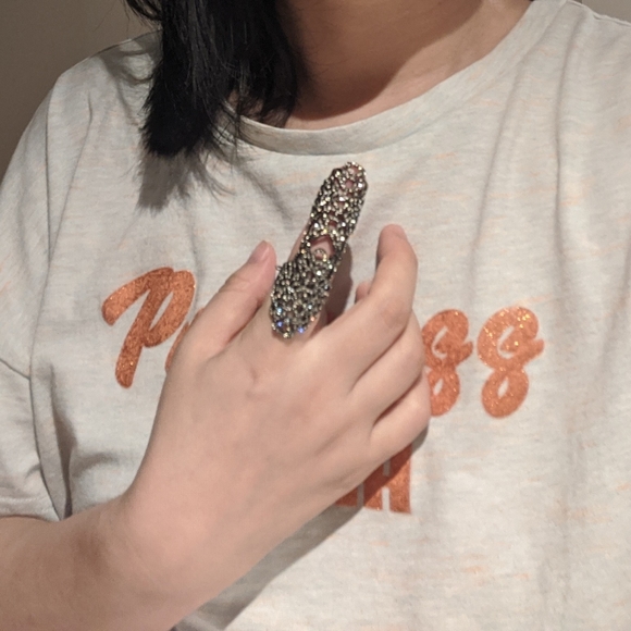 NWT BCBG Maxazria Pave Joint Ring - Picture 13 of 13